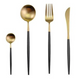 Conjunto de Talheres 24 Peças – Acabamento Chic Para Mesa Refinada 