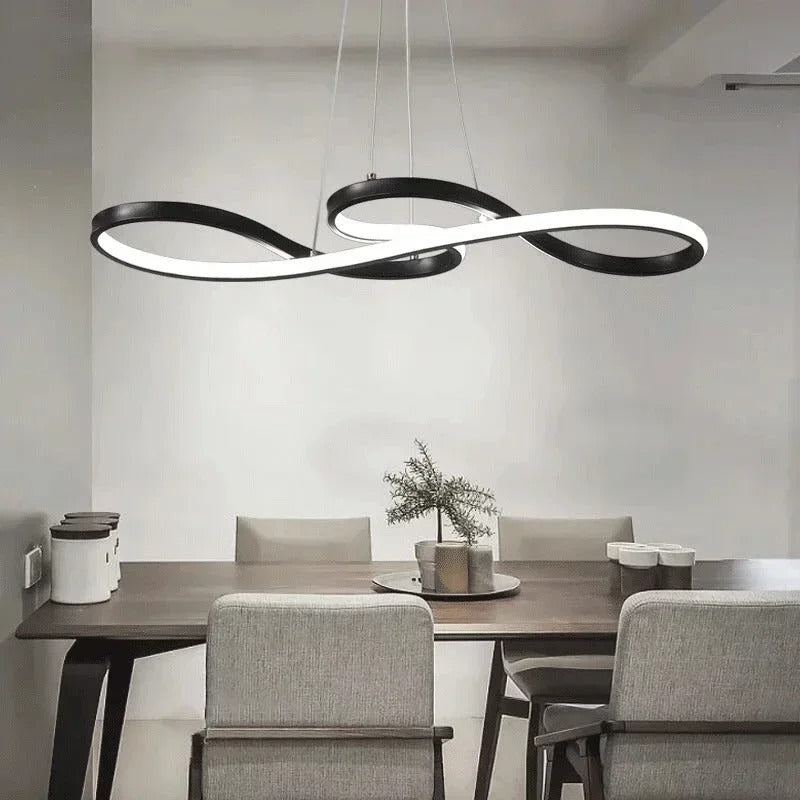 Modern LED Suspension with Rings – Elegant and Futuristic Design 
