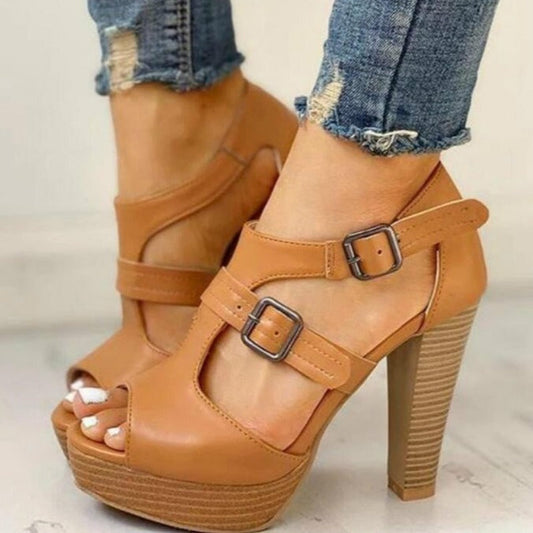 Marilou | Sandales Chic À Plateforme Et Boucles Doubles
