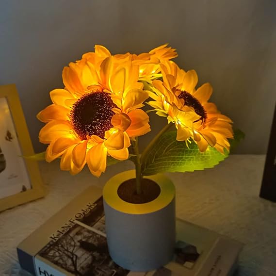 Lámpara de Mesa LED Recargable por USB – Iluminación Original y Elegante 