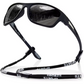 Lunettes De Sport Polarisées – Cordon Ajustable et Protection UV