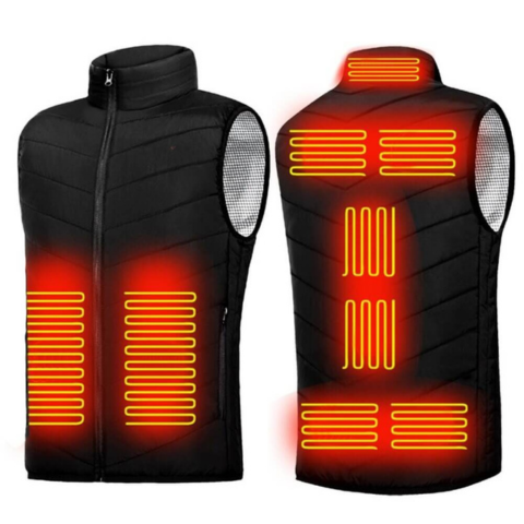 Vestă de încălzire unisex - temperatură reglabilă și stil modern