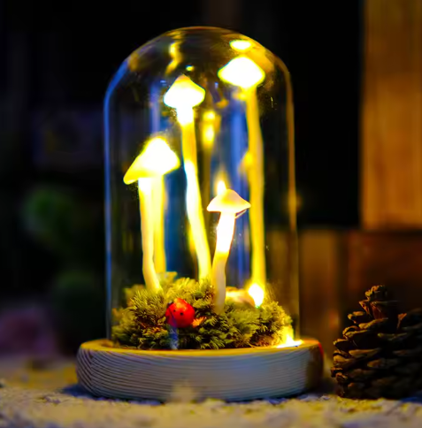 Lampada Funghetto Incantata – Magia Decorativa e Eleganza Senza Tempo 