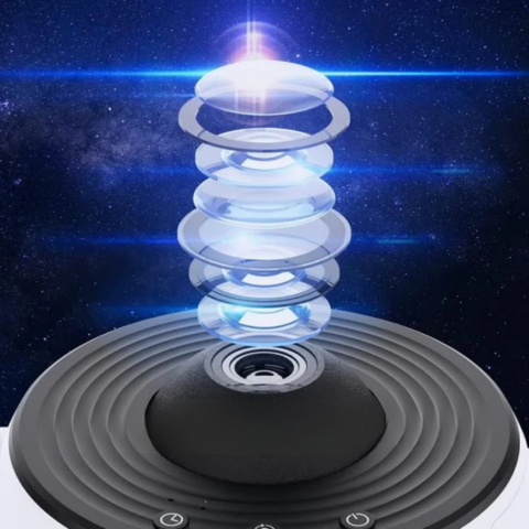 Rotující projektor – 360° hvězdné snění doma 