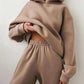 Conjunto chique de conforto de inverno