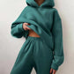 Conjunto chique de conforto de inverno