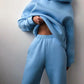 Conjunto chique de conforto de inverno