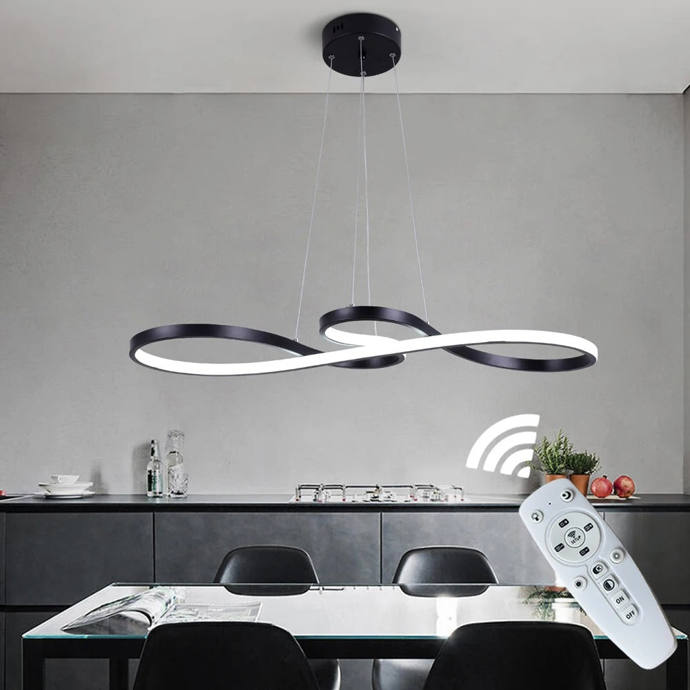 Modern LED Suspension with Rings – Elegant and Futuristic Design 