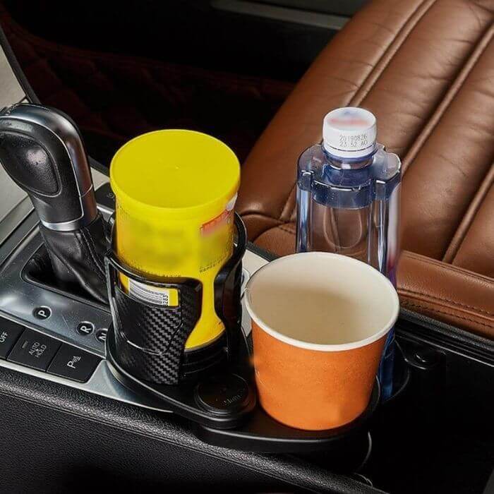 Suporte para copos ajustável para automóvel - fácil de instalar e confortável de conduzir