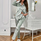 Sandra | Pajama Strălucitor – Eleganță Nocturnă și Atins Delicat 
