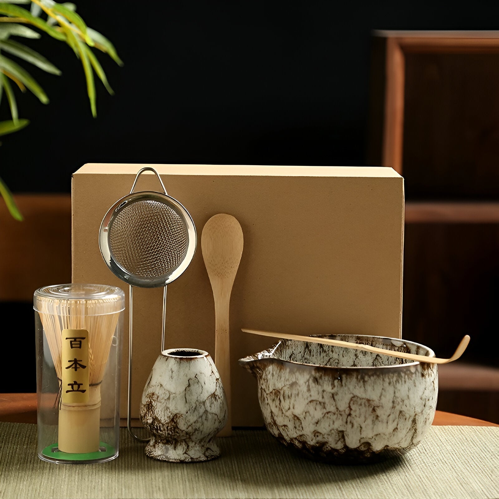 Matcha 6-delige bereidingsset - Artisanale elegantie en verfijnde smaak