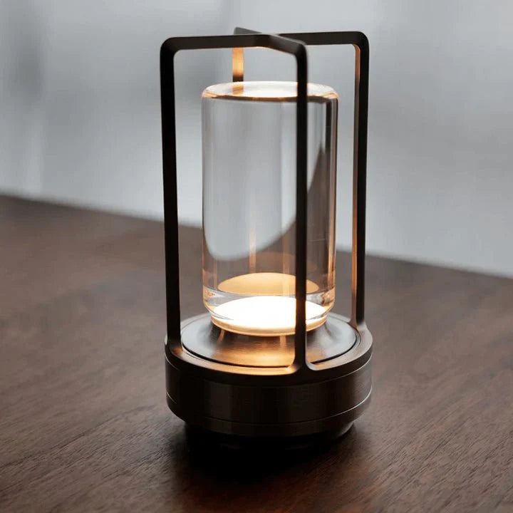 Lampada da Tavolo Ricaricabile – Luce Diffusa e Stile Senza Tempo 