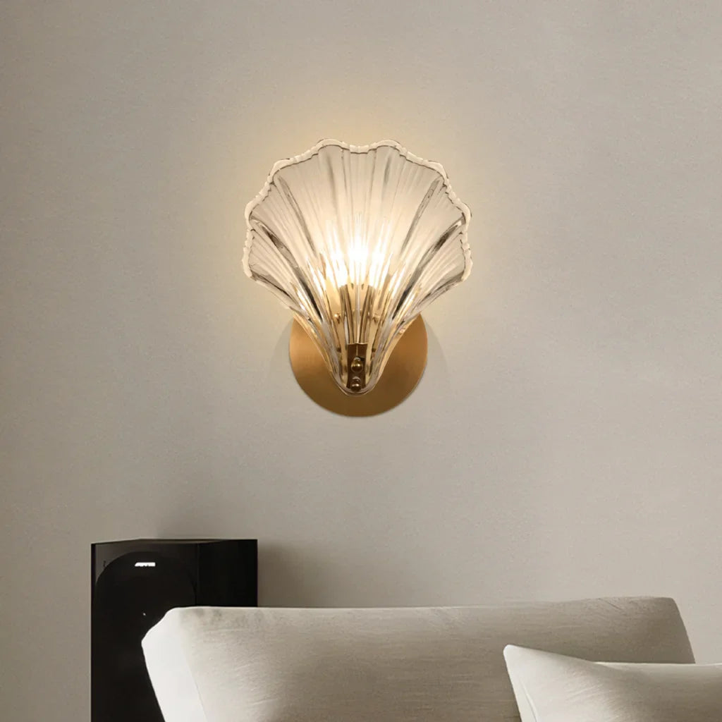 Vägglampa Snäcka – Elegant Och Marin Belysning 