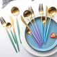 Conjunto de Talheres 24 Peças – Acabamento Chic Para Mesa Refinada 