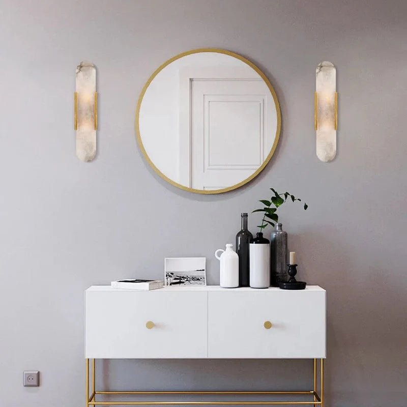 Czarna i Złota Lampa Ścienna LED – Nowoczesna Elegancja i Stylowy Design 
