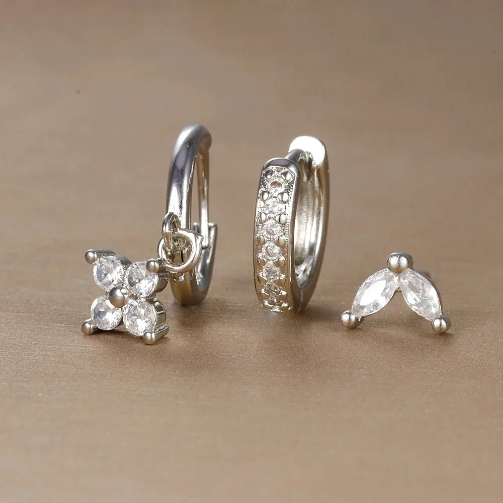 Ensemble Boucles Et Piercings – Polyvalence Et Brillance Subtile
