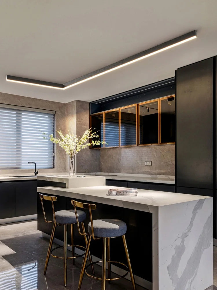 Minimalistisk LED Loftlampe - Skandinavisk Design 
