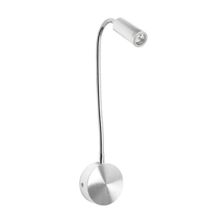 Candeeiro de parede LED flexível - Mobilidade, elegância e luz direcionada