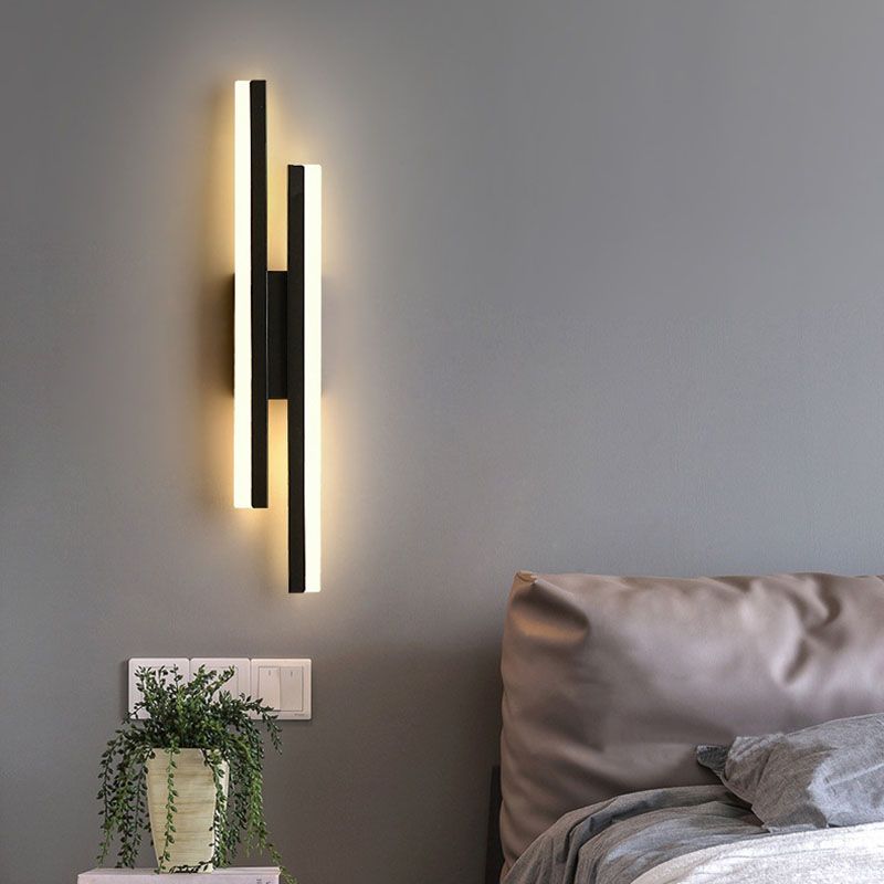 Nástěnné LED svítidlo – Moderní vertikální styl 