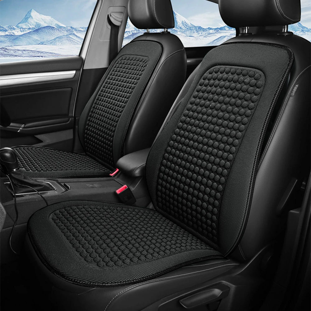 Almofada de assento de automóvel respirável - Circulação de ar e conforto alargado