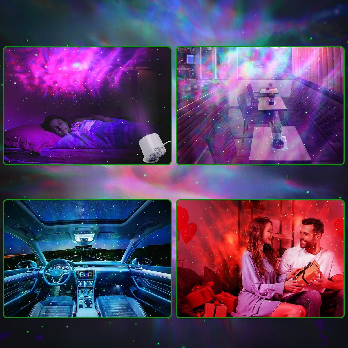 LED-projektor – Avslappende Galakseambiance 