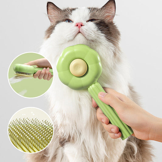 Brosse À Poils Auto-Nettoyante - Toilettage Facile