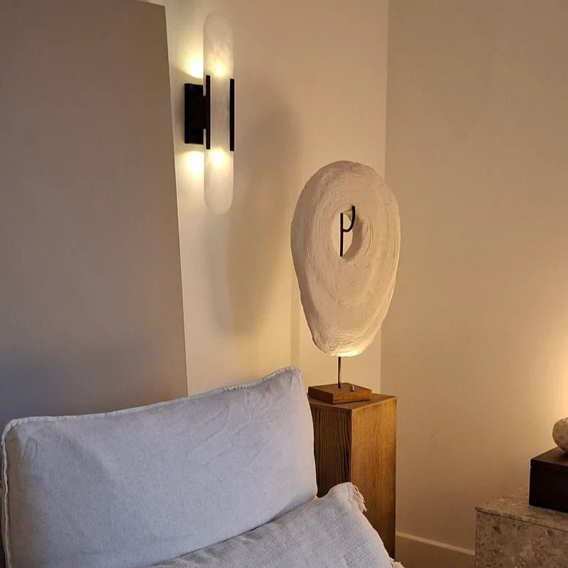 Applique Murale LED Noire Et Dorée – Élégance Moderne Et Design Chic