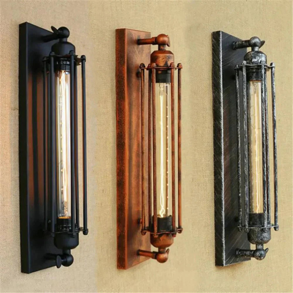 Vintage LED nástěnné svítidlo – Retro kouzlo a moderní osvětlení 