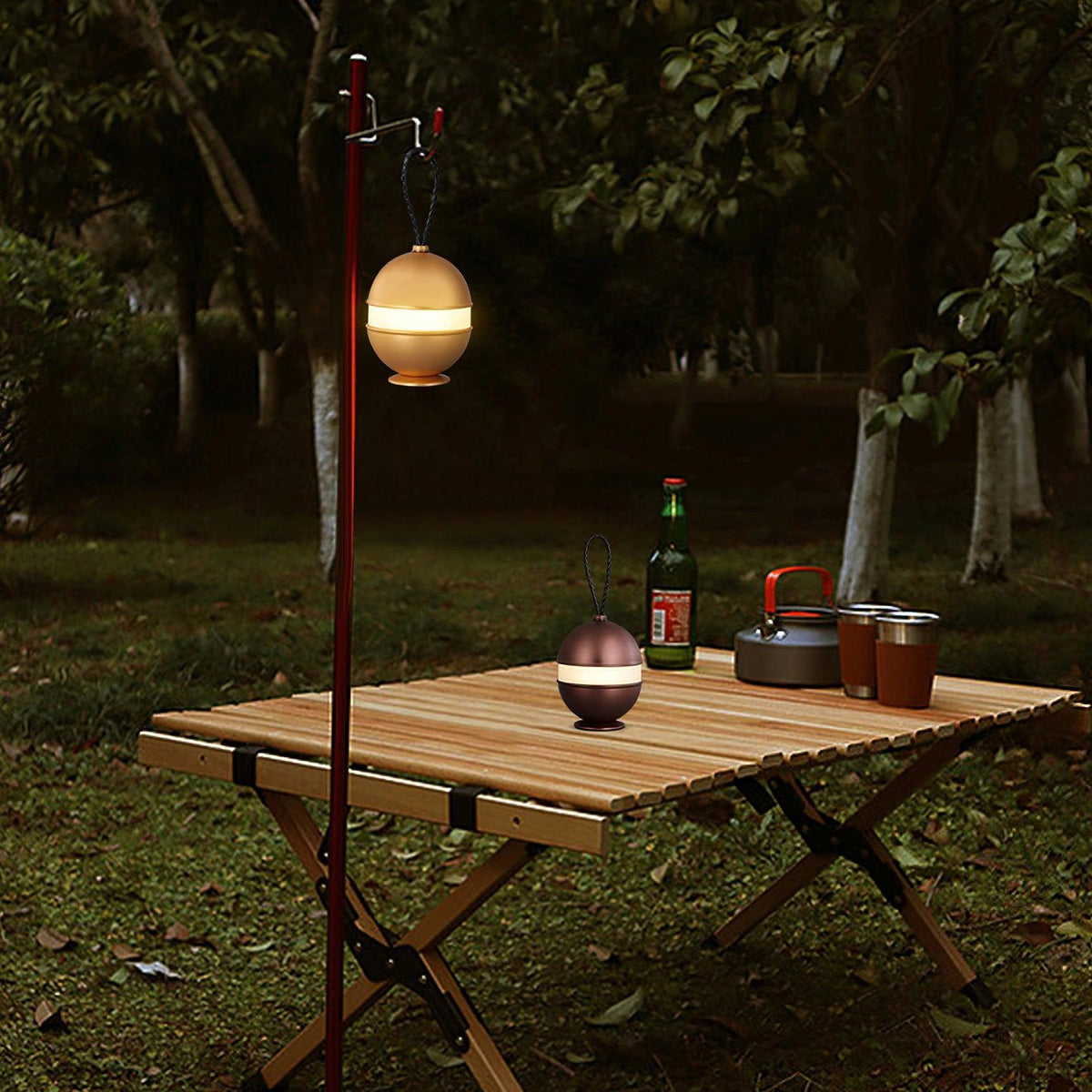 Akumulatorowa lampa sferyczna - elegancki design i relaksujące światło