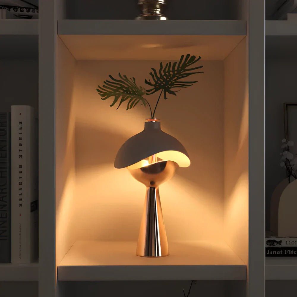 Sculptureret Bordlampe – Elegance Og Originalitet 