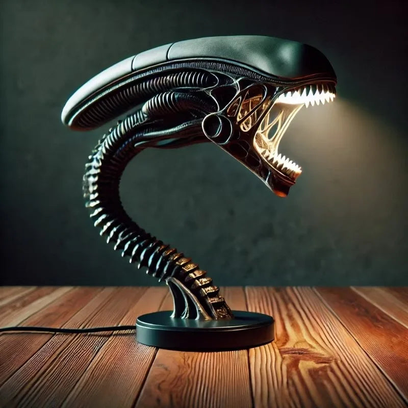 Lampada da Scrivania LED — Ispirazione Xenomorfa 