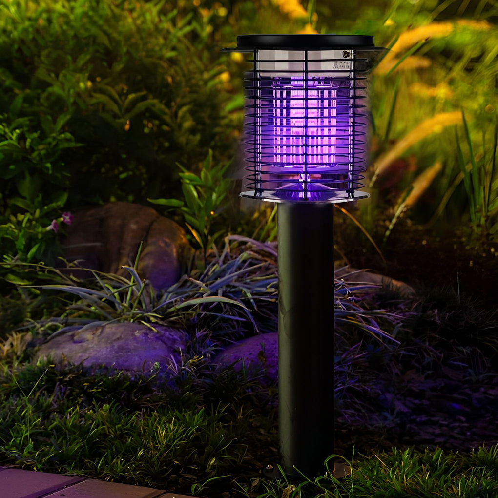 Vodotesná lampa proti komárom – Solárne a USB nabíjanie 