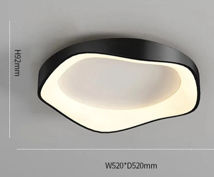 Asymmetrische LED Plafondlamp – Trendy en Elegant 