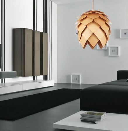 Sculpturální závěsné svítidlo – design inspirovaný přírodou 