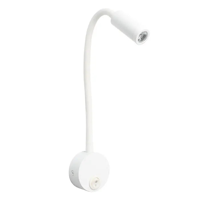 Candeeiro de parede LED flexível - Mobilidade, elegância e luz direcionada