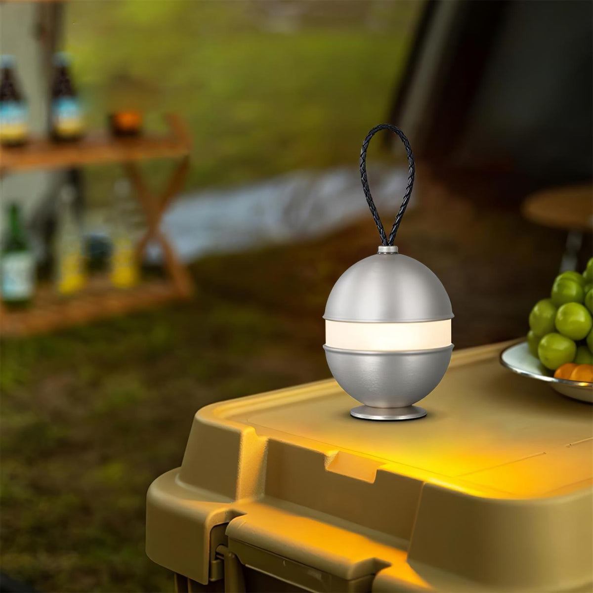 Akumulatorowa lampa sferyczna - elegancki design i relaksujące światło